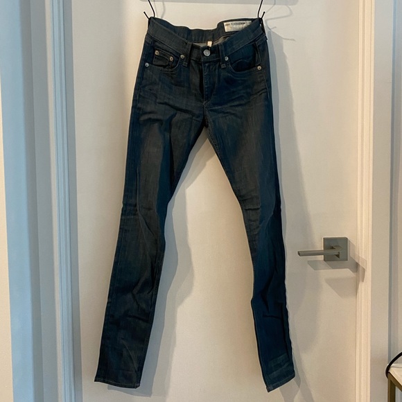 Rag & Bone - Dark Wash Skinny Jeans - Sz 26 - Picture 3 of 5